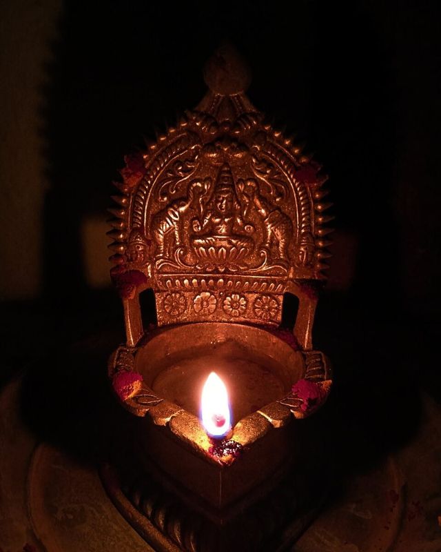 Kamakshi Vilakku Brass Lamp