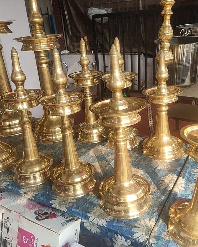 Kerala Nilavilakku Set of 3