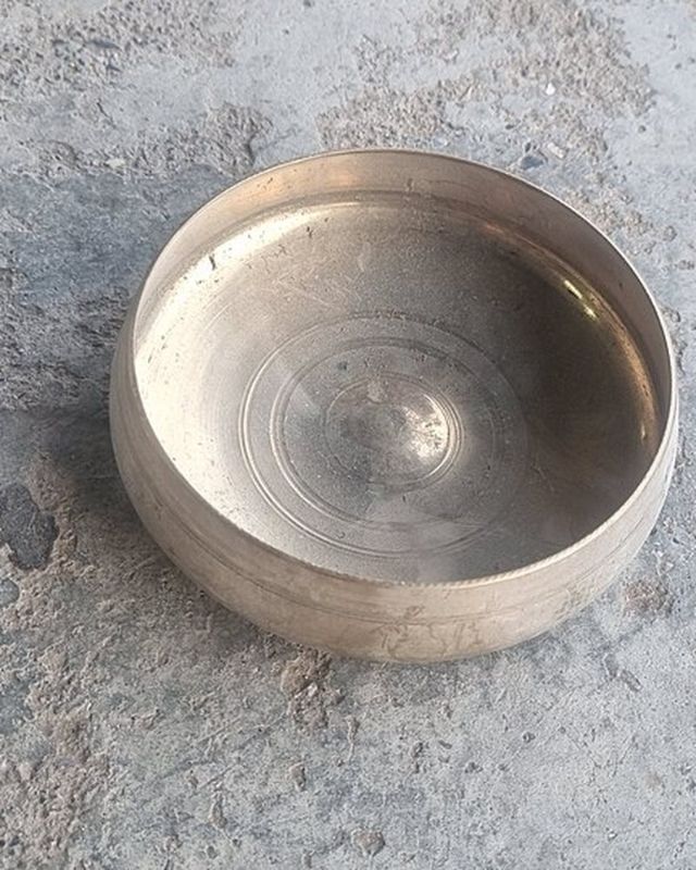 Hammered Brass Urli Large