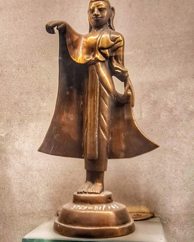 Standing Devi Brass Figurine
