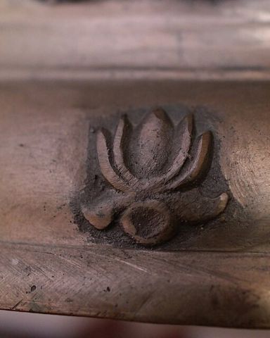 Lotus Motif Pooja Bell
