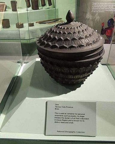 Durian Textured Brass Vase