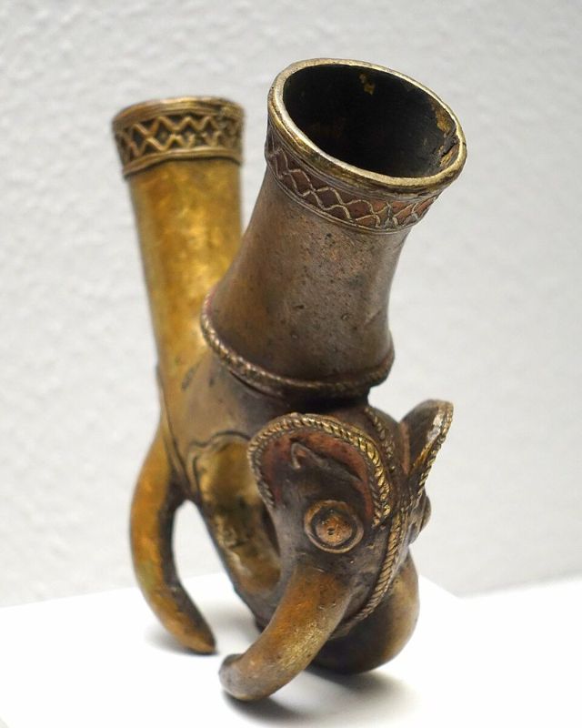 Elephant Horn Sculpture