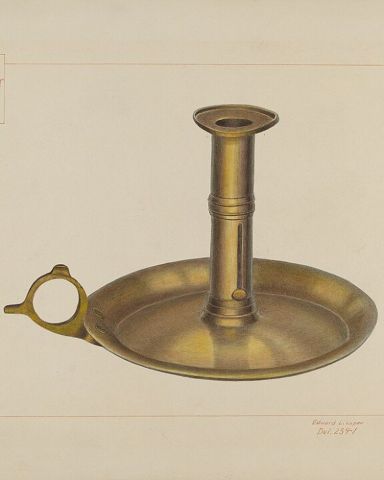 Chamberstick Candle Holder